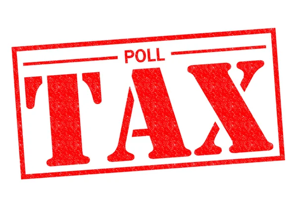 POLL TAX — Stock Photo, Image