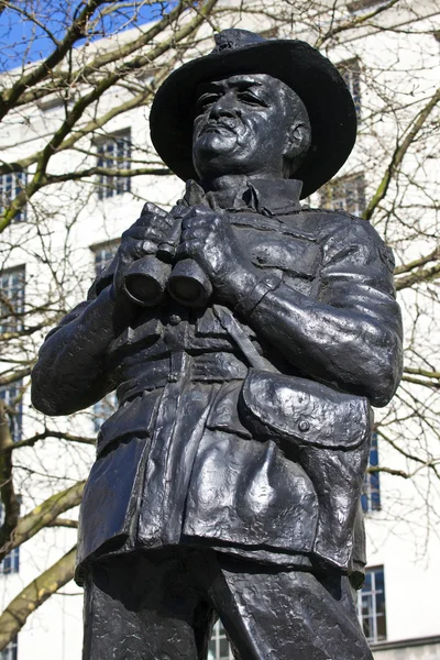 Estatua del vizconde Slim en Londres — Foto de Stock