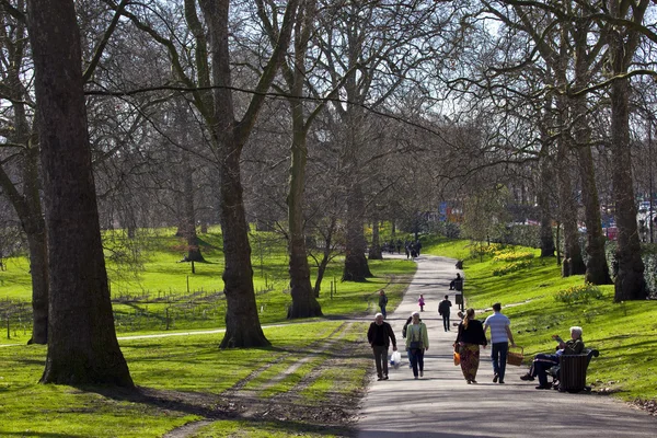 Zielony park w Londynie — Zdjęcie stockowe