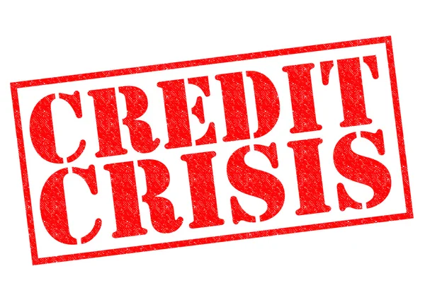 Kreditkrisen — Stockfoto