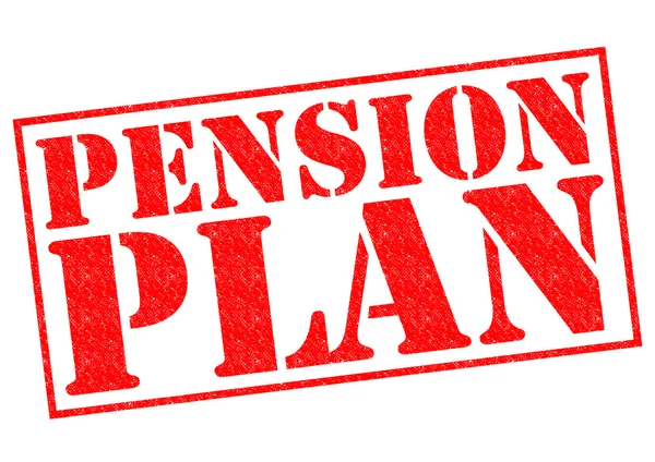 PENSION PLAN — Stock Photo, Image