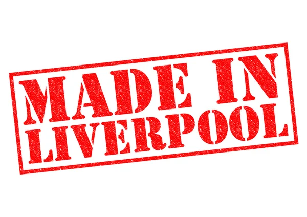 Hecho en liverpool — Foto de Stock