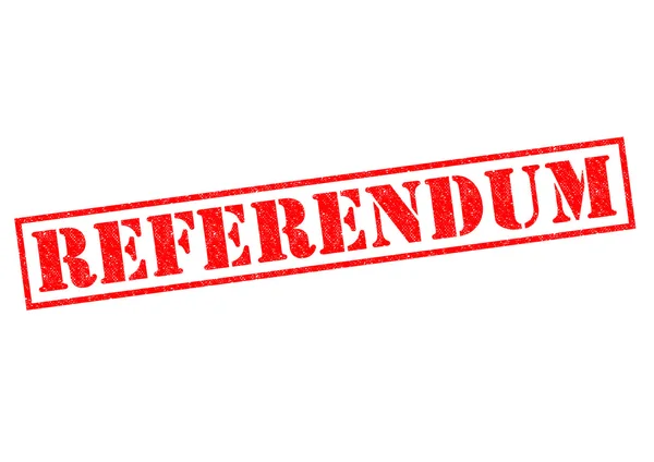 REFERENDUM — Stock Photo, Image