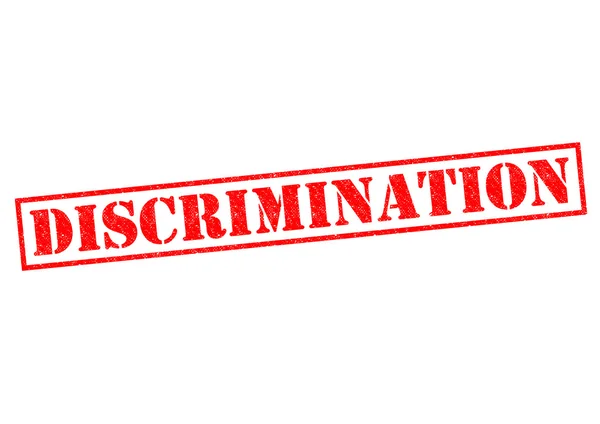 Дискриминация — стоковое фото