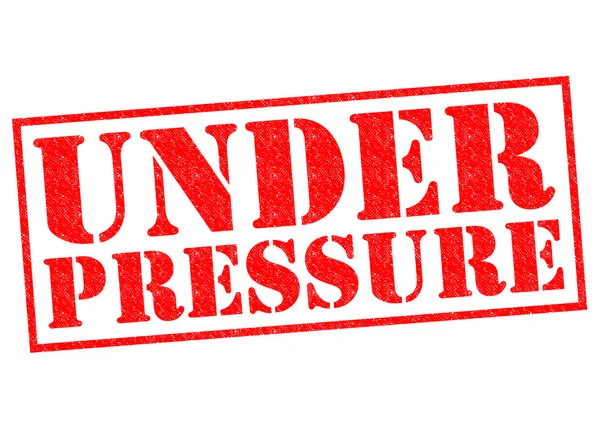 UNDER PRESSURE — Stock Photo, Image