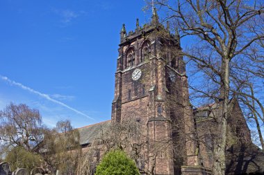 St. Peter's Church in Woolton, Liverpool clipart