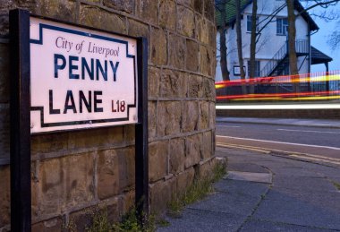 Penny Lane'e Liverpool