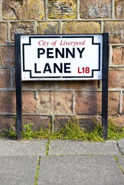 Penny Lane'e Liverpool