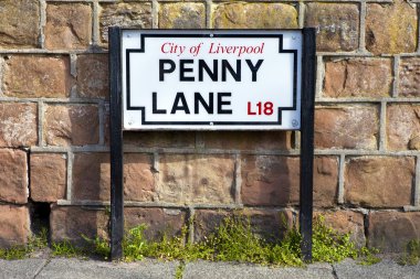 Penny Lane'e Liverpool