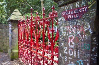 Strawberry Field in Liverpool clipart