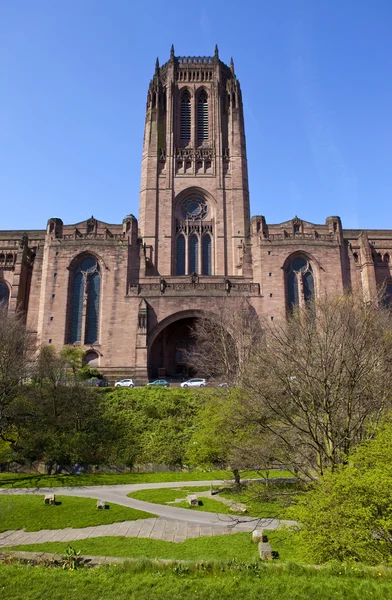 Anglikánská liverpoolská katedrála — Stock fotografie