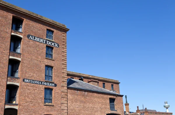 Albert Dock en Liverpool — Foto de Stock