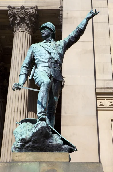 William Earle Statue in Liverpool — Stock Photo, Image