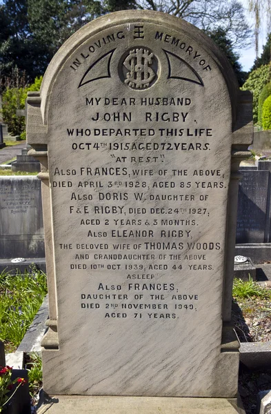 Eleanor Rigby Grave in Liverpool — Stock Photo, Image
