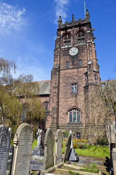 Iglesia de San Pedro en Woolton, Liverpool — Foto de Stock