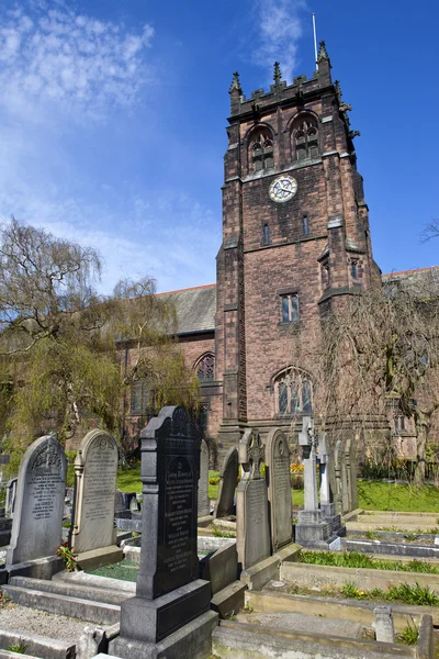 Церковь Святого Петра в Вултоне, Ливерпуль — стоковое фото