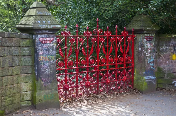 Strawberry Field in Liverpool — Stock Photo, Image
