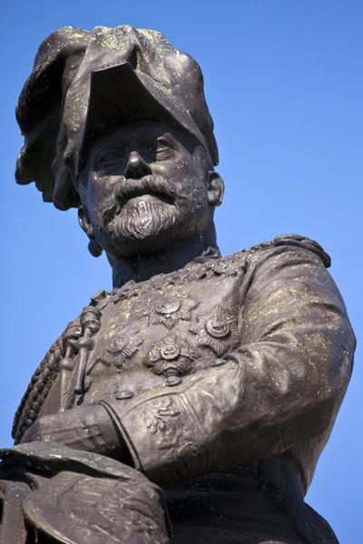 Král edward vii památník v Liverpoolu — Stock fotografie