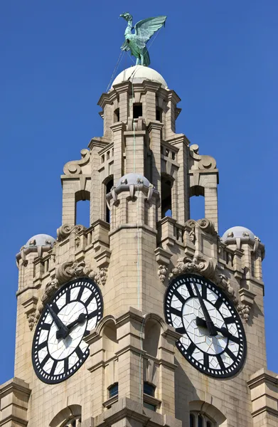 Edificio Royal Liver en Liverpool —  Fotos de Stock