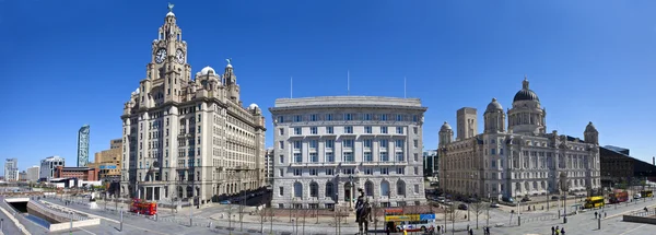 Liverpool panoramiczne — Zdjęcie stockowe