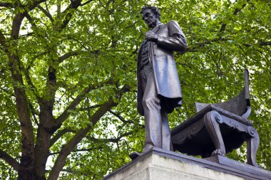 Abraham lincoln heykeli Londra'daki