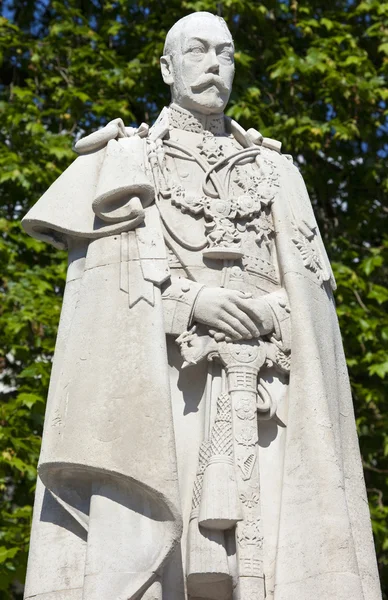 Estatua del Rey Jorge V en Londres — Foto de Stock