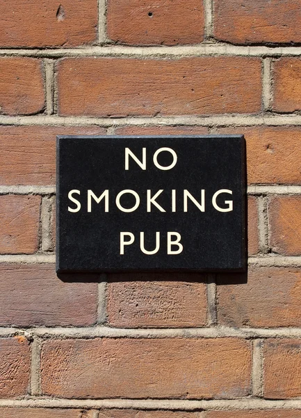 No Smoking Pub — Stock Photo, Image