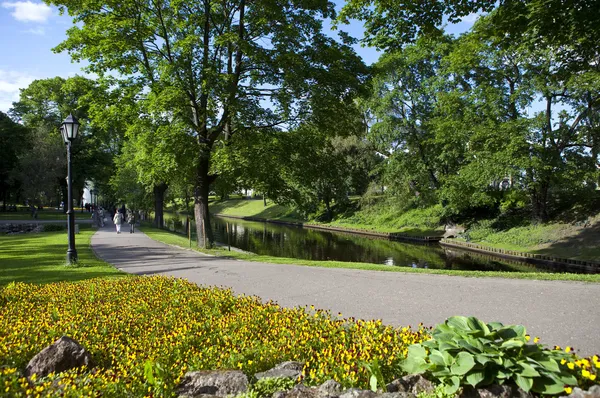 Riga Kalesi hill park — Stok fotoğraf