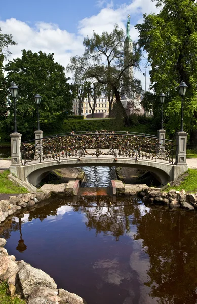 Riga Kalesi hill park — Stok fotoğraf