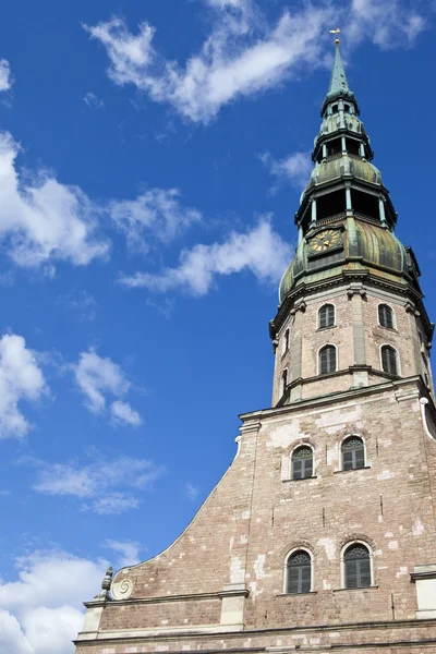 St. Peter's Church in Riga — Stock Photo, Image