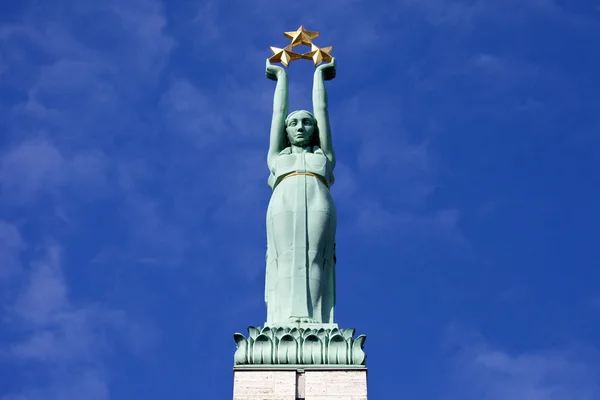 Pomník svobody v Rize — Stock fotografie