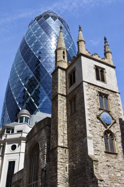 St andrew undershaft kilise ve Londra'da Kornişon