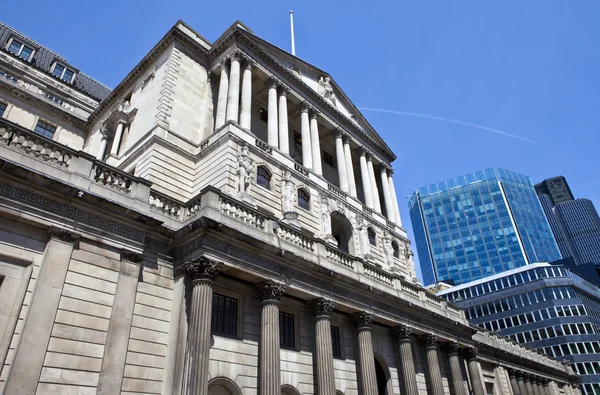 Bank Anglia, a londoni city-ben — Stock Fotó