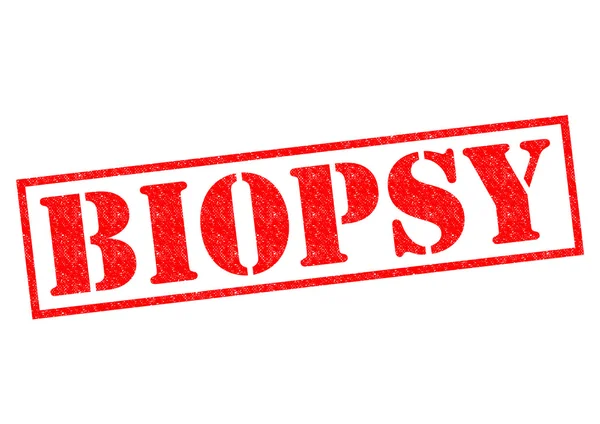 Timbro di gomma BIOPSY — Foto Stock