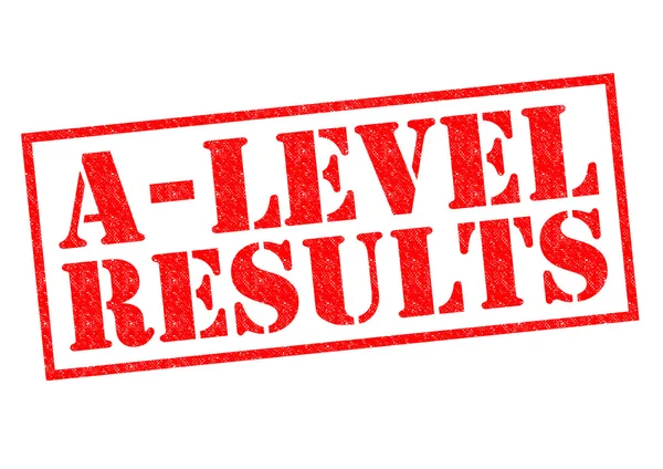 A-niveau resultaten — Stockfoto