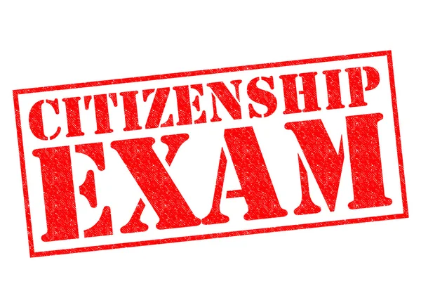 Egzamin obywatelstwa — Zdjęcie stockowe
