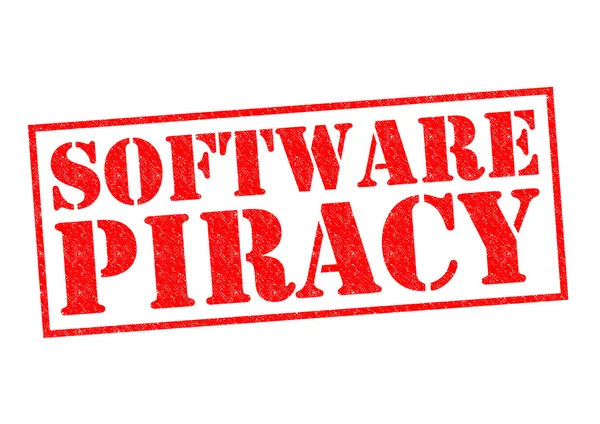 Pirataria de software — Fotografia de Stock