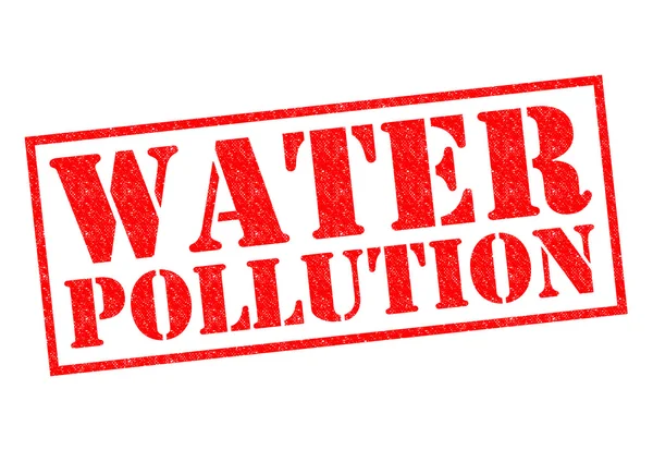 Zanieczyszczenia wody — Zdjęcie stockowe