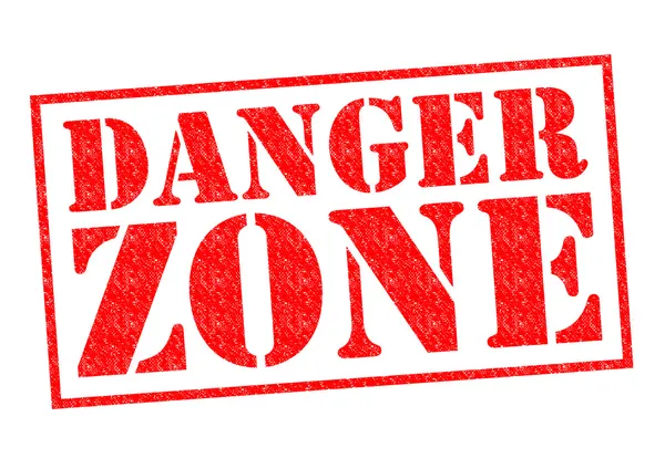 DANGER ZONE — Stock Photo, Image