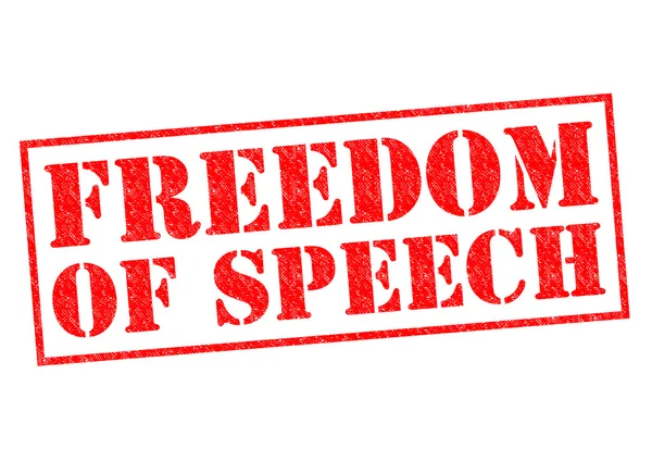 Vrijheid van meningsuiting — Stockfoto