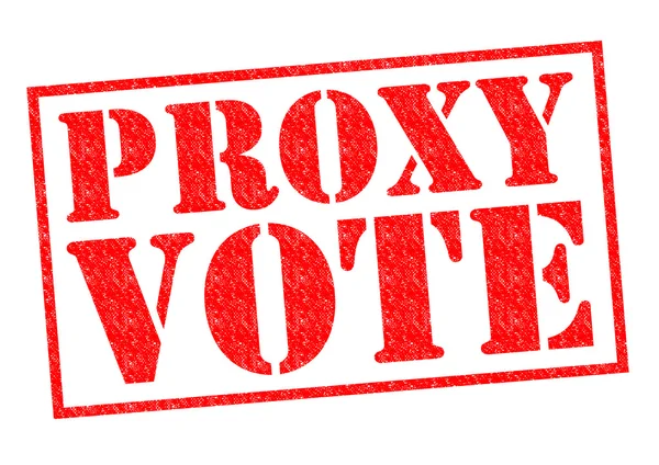 PROXY VOTE — Fotografie, imagine de stoc