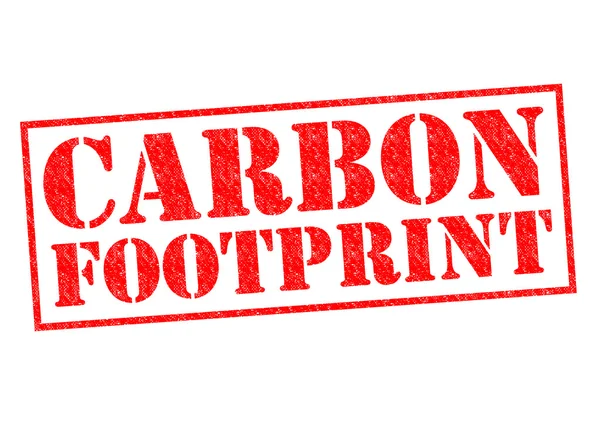 CARBON FOOTPRINT — Stock Photo, Image