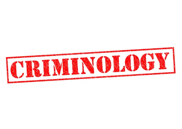 CRIMINOLOGÍA — Foto de Stock