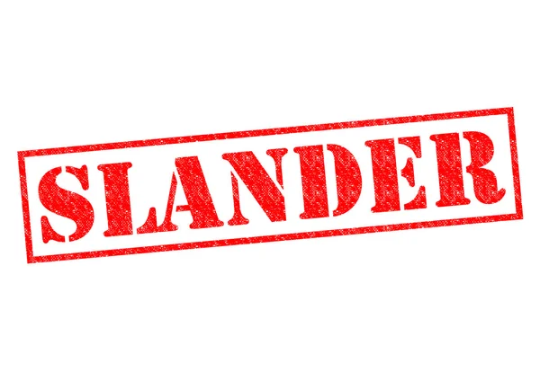 SLANDER — Stock Photo, Image