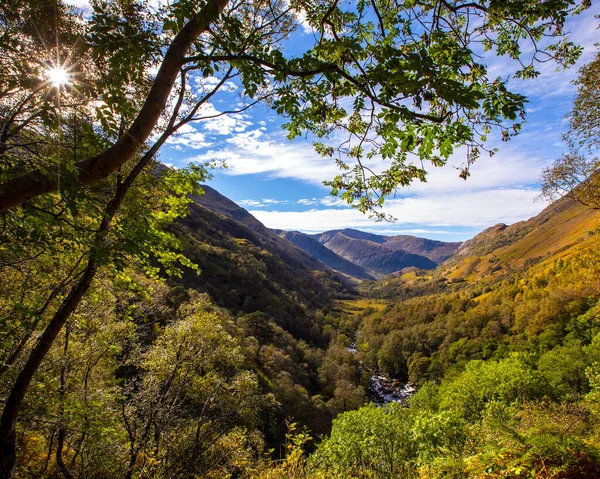 Вид Ущелину Невіс Прекрасних Високогір Шотландії — стокове фото
