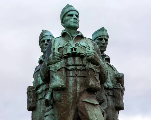 Scozia Regno Unito Ottobre 2021 Commando Memorial Lochaber Scozia Dedicato — Foto Stock