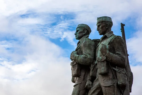 Scotland October 2021 Commando Memorial Lochaber Scotland Dedicated Men Original — Stock Photo, Image