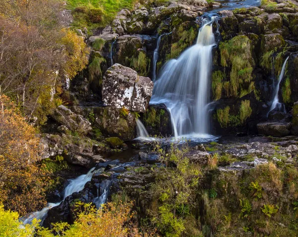 Vue Cascade Loup Fintry Sur Rivière Endrick Écosse Royaume Uni — Photo