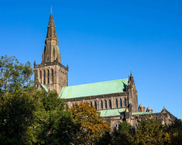 Histórica Catedral Glasgow Também Conhecida Como Catedral Mungos Cidade Glasgow — Fotografia de Stock