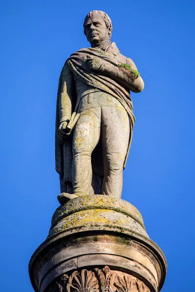 Glasgow Escocia Octubre 2021 Monumento Sir Walter Scott Ubicado George —  Fotos de Stock